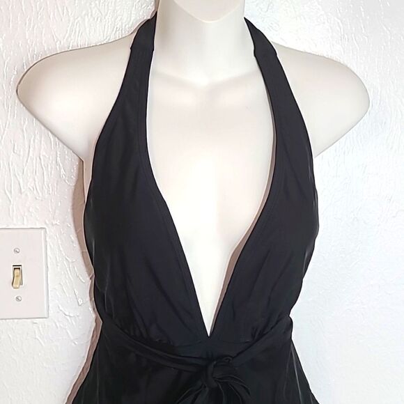 Cupshe One-piece Bathing Suit, Black, Size Medium, NWOT - Picture 2 of 10